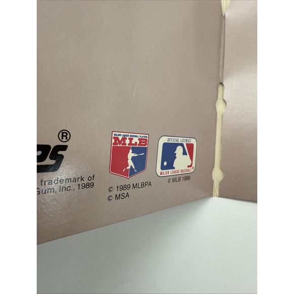 Topps 1989 Duo-Tang Sports Shots MLB Pocket Folder Danny Jackson Reds Baseball - Picture 3 of 6